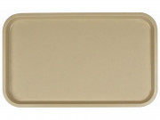 Поднос столовый из полипропилена 530x330 мм бежевый