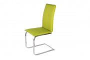 Стул «Леон Хром» с мягким сиденьем