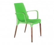 Стул SHT-S76-1 (конусные ножки) с подлокотниками с жестким сиденьем