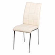 Стул «Каре» с мягким сиденьем  (хромированный каркас)