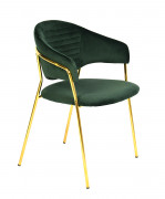 Стул «Энже» с мягким сиденьем (хромированный каркас)