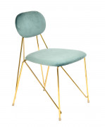 Стул «Эмин» с мягким сиденьем (хромированный каркас)