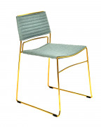 Стул «Джеймс» с мягким сиденьем (хромированный каркас)