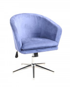 Кресло «Хасан» с мягким сиденьем (хромированный каркас)