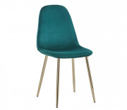 Стул «Айриш велюр» с мягким сиденьем (хромированный каркас)