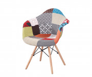 Кресло «Eames пэчворк» с жестким сиденьем