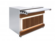 Прилавок кассовый универсальный Luxstahl КК-1200 Premium