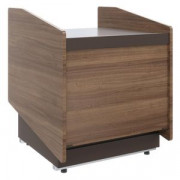 Прилавок Полюс КС80 N 0,8-7 (1008 темный дуб)