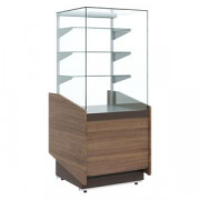 Витрина кондитерская Полюс KC80 N 0,8-11 (1008 темный дуб)