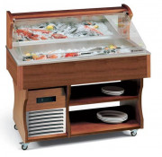 ВИТРИНА РЫБНАЯ ХОЛОДИЛЬНАЯ BAHIA 4 НЕОКР. ДЕРЕВО