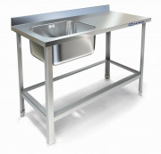 Ванна моечная цельнотянутая Kayman ВМЦ-414/126 П