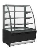 ВИТРИНА КОНДИТЕРСКАЯ K70 VM 0,9-2 (ОТКРЫТАЯ.) 9006-9005 СЕРО-ЧЕРНЫЙ