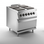 ПЛИТА ЭЛЕКТРИЧЕСКАЯ 4 КОНФОРОЧН. 700 СЕРИИ APACH CHEF LINE SLRE87FEM