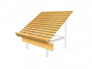 Овощной развал (L=1200, H=1100, G=1000, T-WL 10101200, структурная муар, RAL 9010)