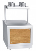 Прилавок для столовых приборов и подносов ПСП-70Х, 630 мм