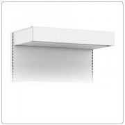 Навес прямой с подсветкой ЕСО (665х470, (без передней панели), глянец, RAL 9016)