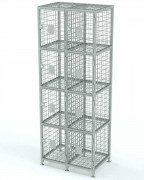 Шкаф металлический сетчатый, сумочная на 8 ячеек серии М (СУМ00417), RAL 9005 Шкаф металлический сетчатый, сумочная на 8 ячеек серии М (СУМ00417), RAL 9005