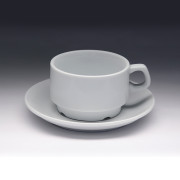 Чайная пара с круглым блюдцем «Collage» 250 мл