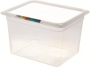 Гастроемкость из полипропилена без крышки GN 1/2 325х265х200 мм прозрачная [21008]