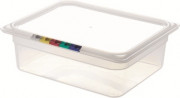 Гастроемкость из полипропилена без крышки GN 1/2 325х265х100 мм прозрачная [21006]