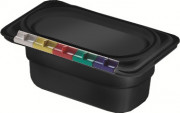 Гастроемкость из полипропилена без крышки GN 1/9 176х108х65 мм черная [422102413]