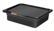 Гастроемкость из полипропилена без крышки GN 1/2 325х265x65 мм черная [422107413]