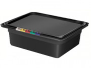 Гастроемкость из полипропилена без крышки GN 1/2 325х265х100 мм черная [422100613]