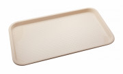 Поднос столовый из полипропилена 525х325 мм бежевый [4660011181325]