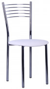 Стул «Оливия» с мягким сиденьем (хромированный каркас)