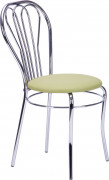 Стул «Вена» с мягким сиденьем (хромированный каркас)